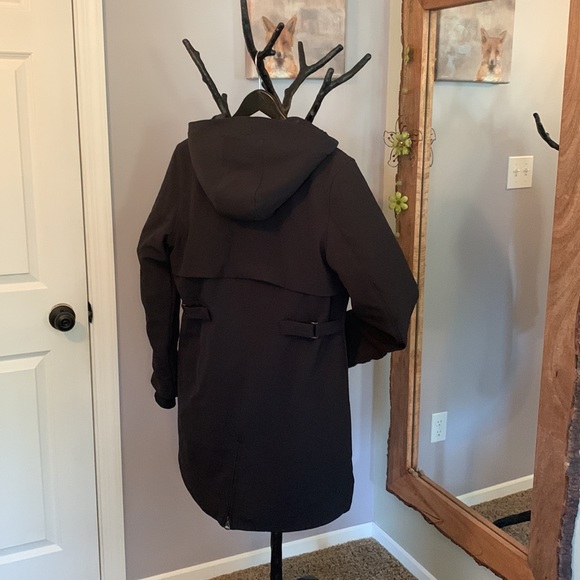 NWT Luxury $475 Women’s Winter Norden Parka Jacket Coat Black L Large - Picture 2 of 15